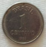 Moeda 1 centavo 1986