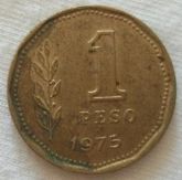 Moeda 1 peso 1975 (Argentina)