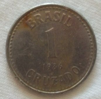 Moeda 1 cruzado 1986