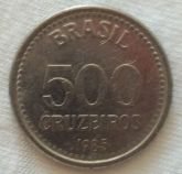 Moeda 500 cruzeiros 1985
