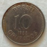 Moeda 10 cruzados 1988