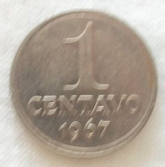 Moeda 1 centavo 1967
