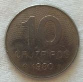Moeda 10 cruzeiros 1980