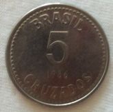 Moeda 5 cruzados 1986