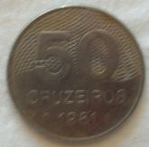 Moeda 50 cruzeiros 1981